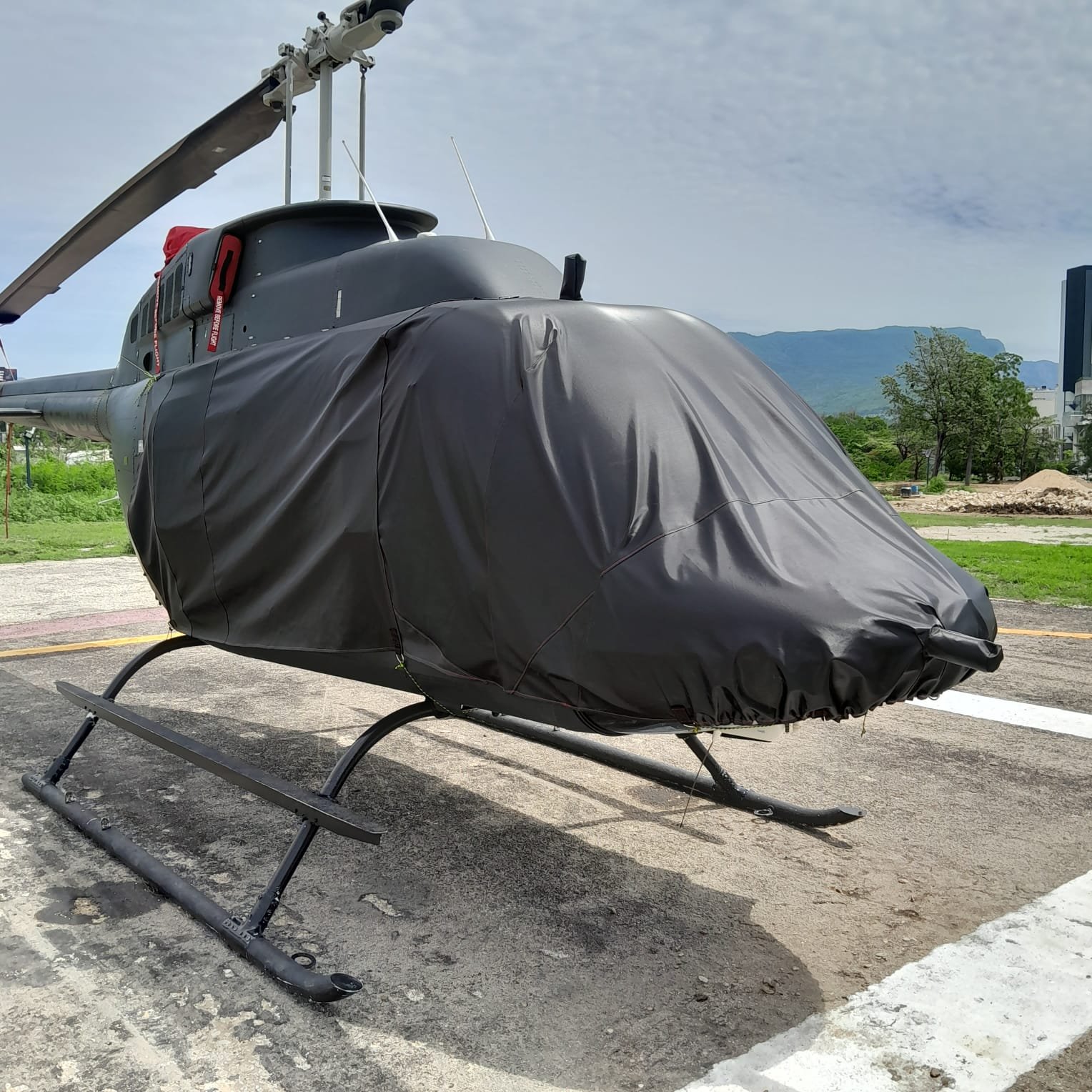 Imagen funda de helicoptero